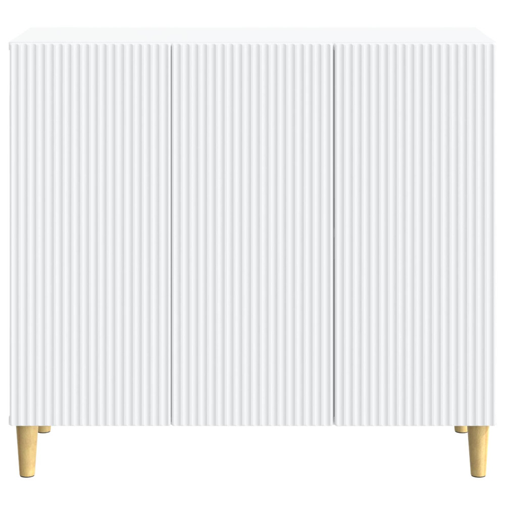 Produktbild för Sideboard Vit 89 x 34,5 x 80 cm Konstruerat trä