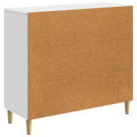 Produktbild för Sideboard Vit 89 x 34,5 x 80 cm Konstruerat trä