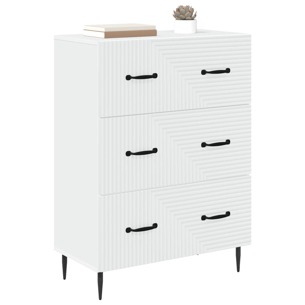 Produktbild för Lådans skåp Vit 66 x 34,5 x 89,5 cm Konstruerat trä