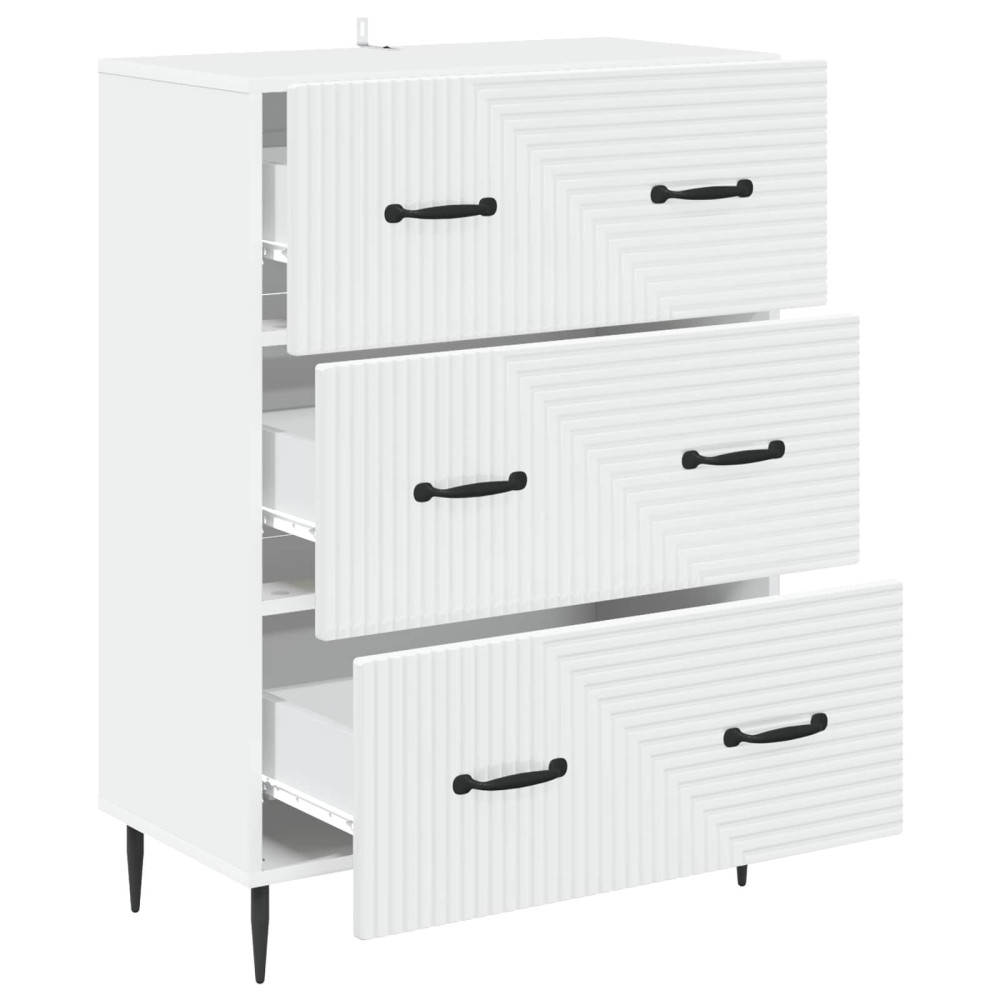 Produktbild för Lådans skåp Vit 66 x 34,5 x 89,5 cm Konstruerat trä