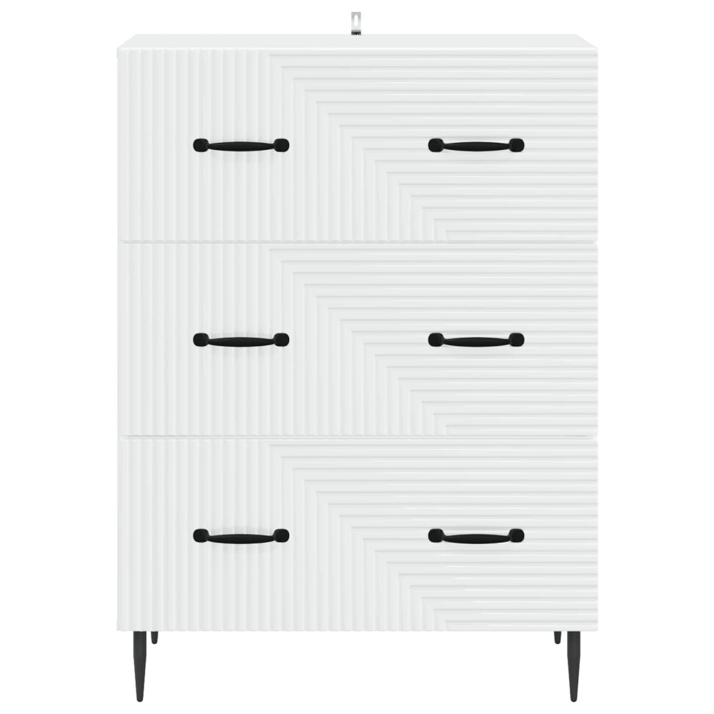 Produktbild för Lådans skåp Vit 66 x 34,5 x 89,5 cm Konstruerat trä