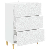 Produktbild för Lådans skåp Vit 66 x 34,5 x 90 cm Konstruerat trä