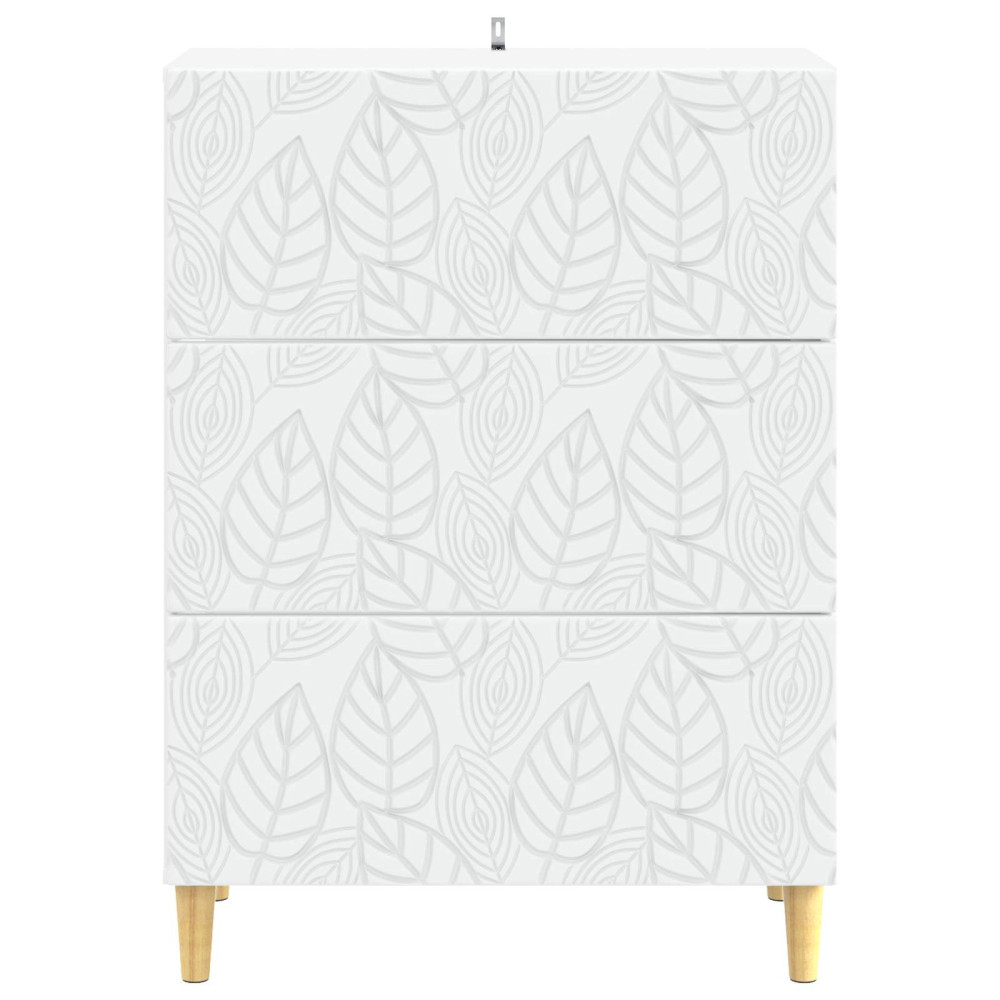 Produktbild för Lådans skåp Vit 66 x 34,5 x 90 cm Konstruerat trä