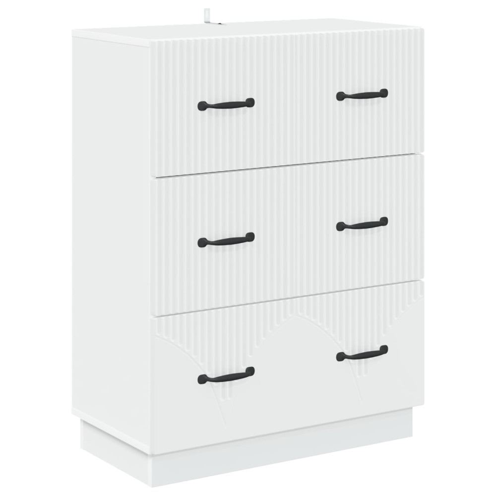 Produktbild för Lådans skåp Vit 66 x 34,5 x 87 cm Konstruerat trä