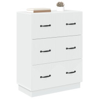 Produktbild för Lådans skåp Vit 66 x 34,5 x 87 cm Konstruerat trä