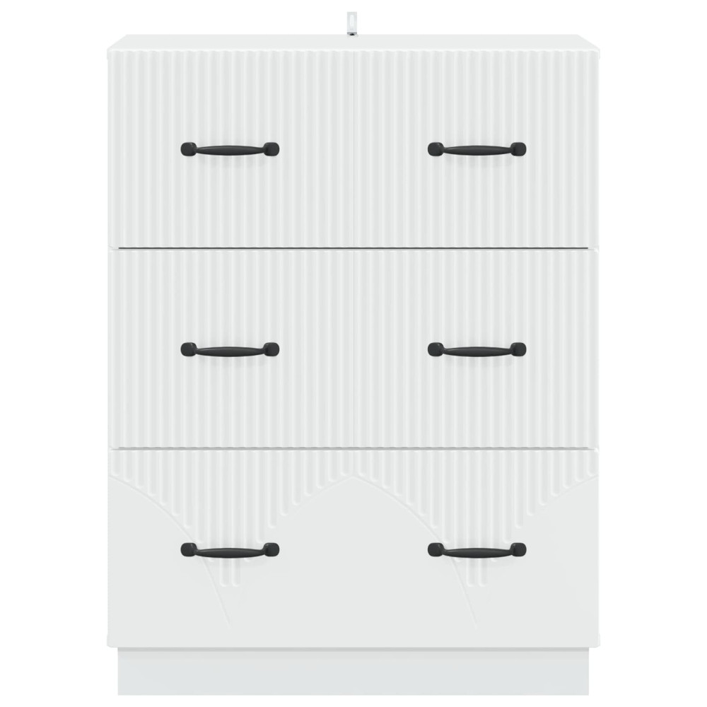 Produktbild för Lådans skåp Vit 66 x 34,5 x 87 cm Konstruerat trä