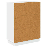 Produktbild för Lådans skåp Vit 66 x 34,5 x 87 cm Konstruerat trä
