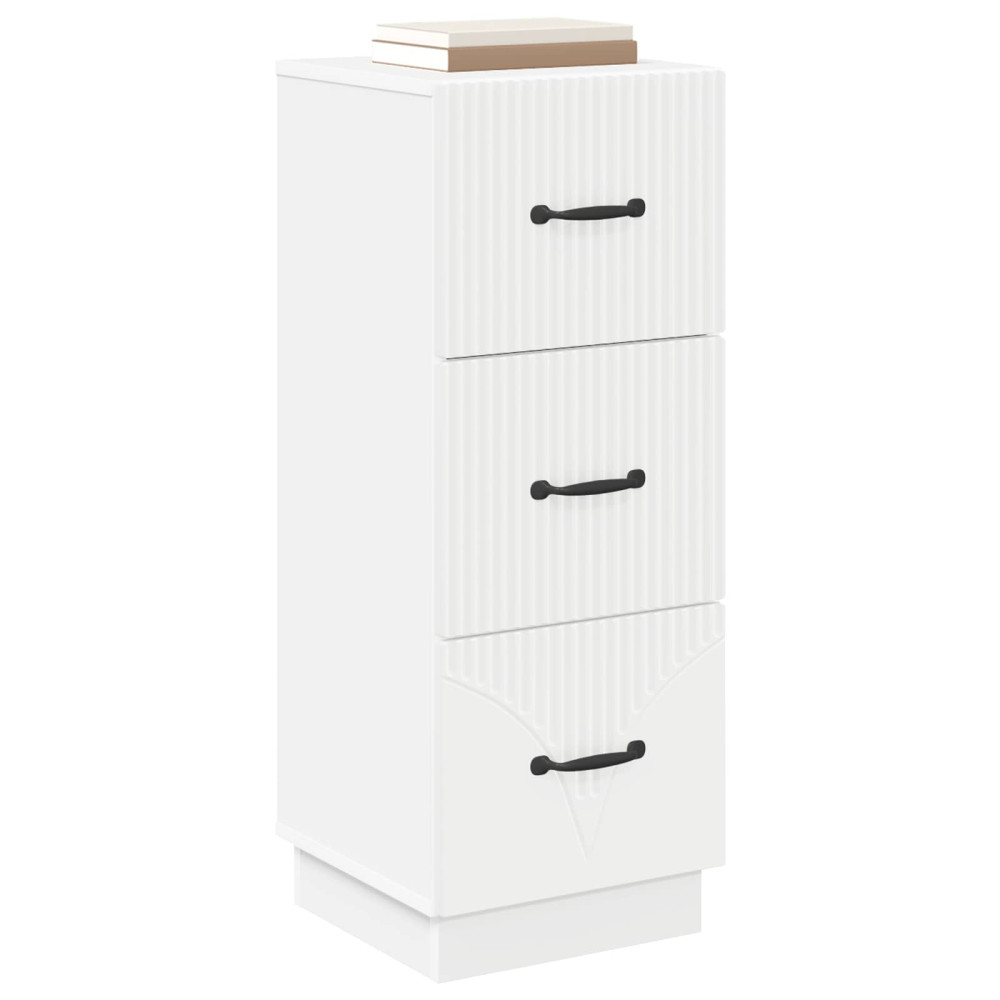 Produktbild för Lådans skåp Vit 33 x 34,5 x 87 cm Konstruerat trä