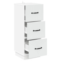 Produktbild för Lådans skåp Vit 33 x 34,5 x 87 cm Konstruerat trä
