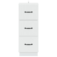 Produktbild för Lådans skåp Vit 33 x 34,5 x 87 cm Konstruerat trä