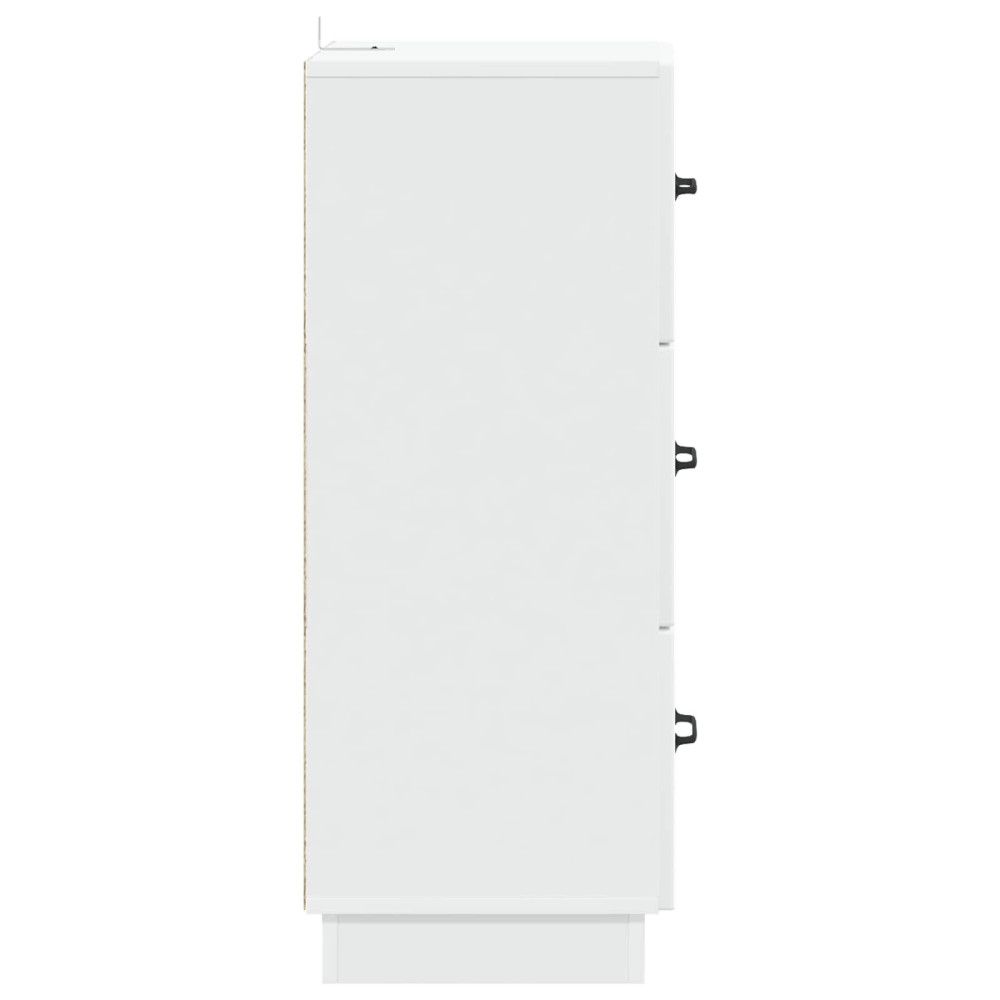 Produktbild för Lådans skåp Vit 33 x 34,5 x 87 cm Konstruerat trä
