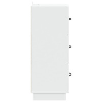 Produktbild för Lådans skåp Vit 33 x 34,5 x 87 cm Konstruerat trä