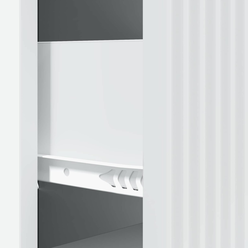 Produktbild för Lådans skåp Vit 33 x 34,5 x 87 cm Konstruerat trä