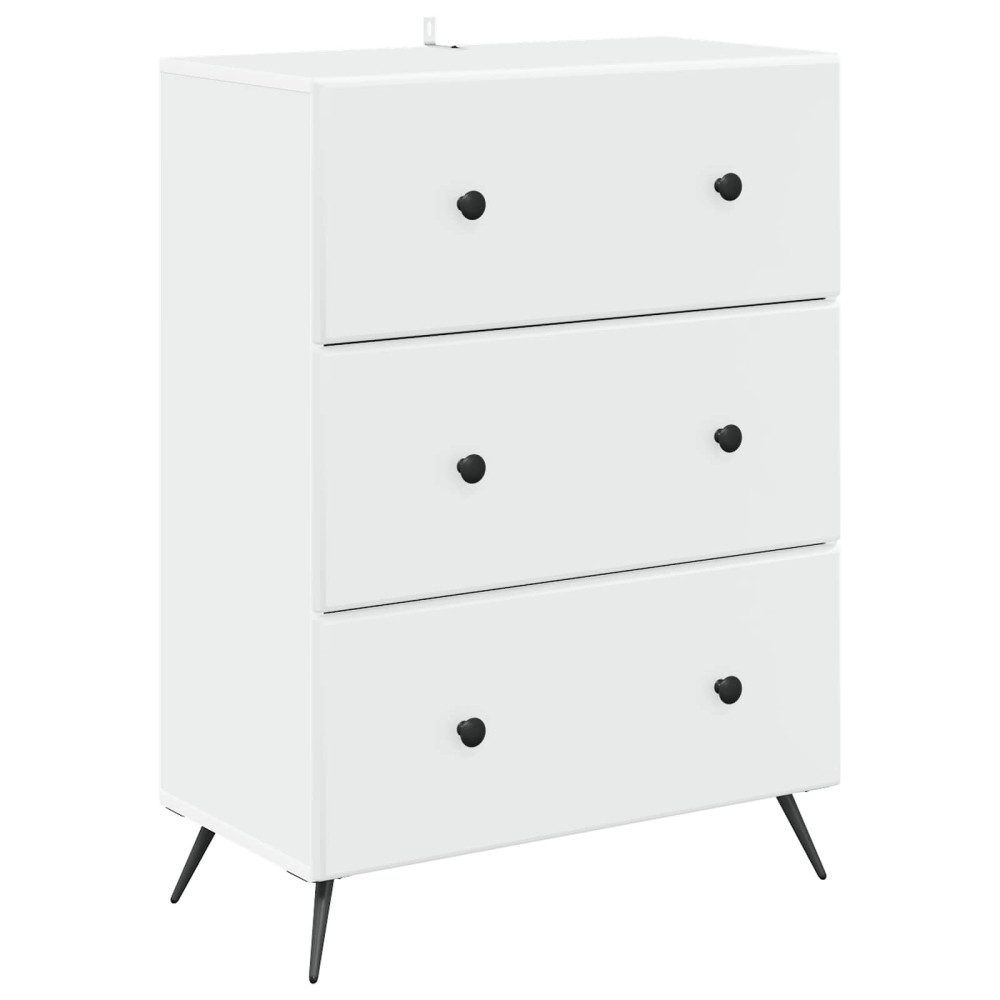 Produktbild för Lådans skåp Vit 66 x 34,5 x 90 cm Konstruerat trä