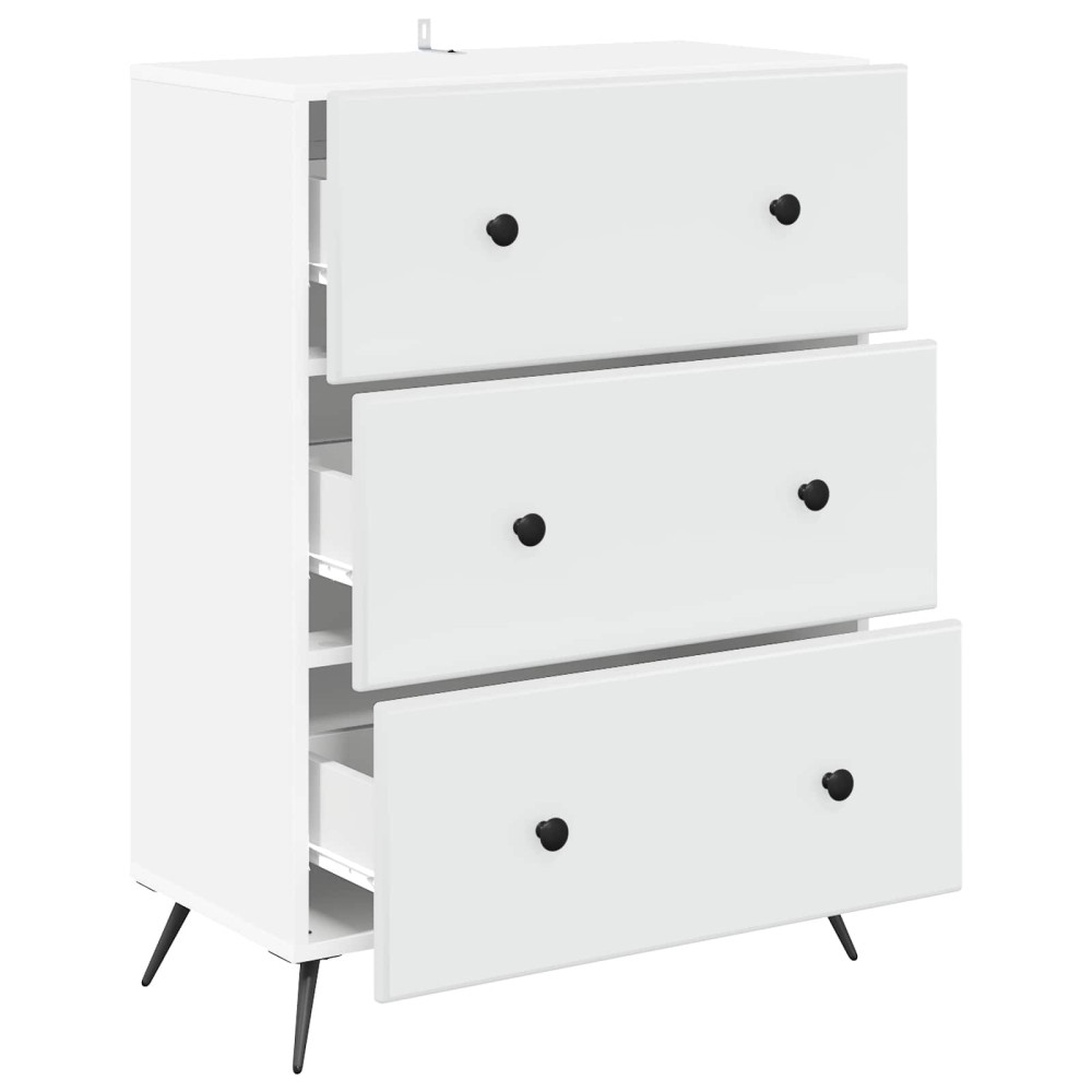 Produktbild för Lådans skåp Vit 66 x 34,5 x 90 cm Konstruerat trä