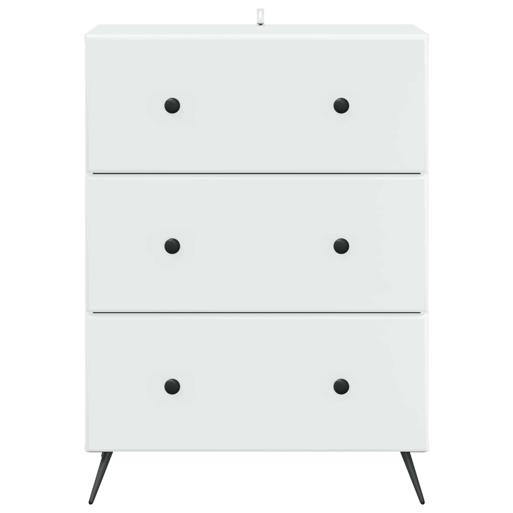Produktbild för Lådans skåp Vit 66 x 34,5 x 90 cm Konstruerat trä