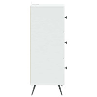 Produktbild för Lådans skåp Vit 33 x 34,5 x 90 cm Konstruerat trä