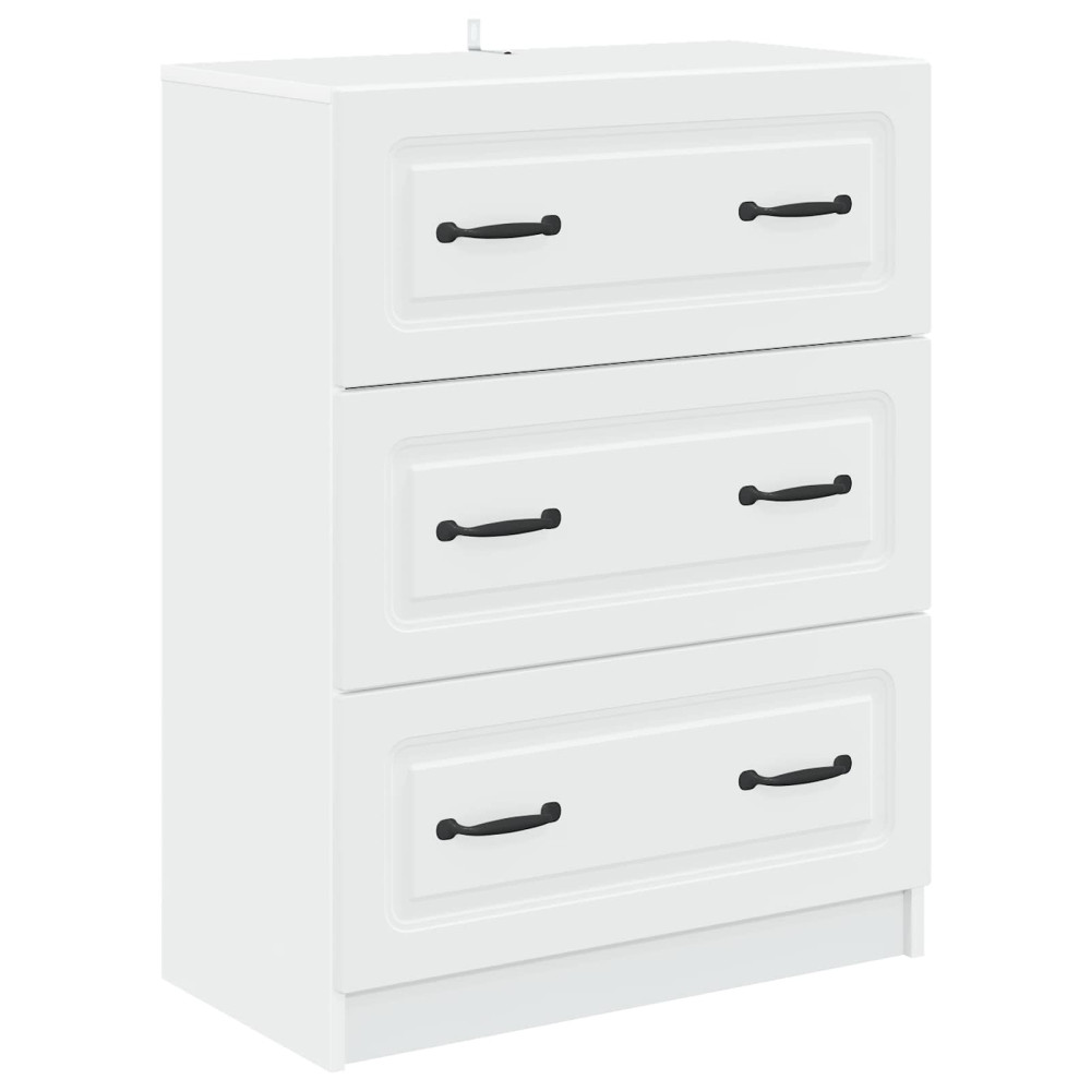 Produktbild för Lådans skåp Vit 66 x 34,5 x 87 cm Konstruerat trä