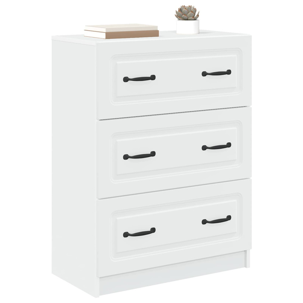 Produktbild för Lådans skåp Vit 66 x 34,5 x 87 cm Konstruerat trä