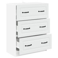 Produktbild för Lådans skåp Vit 66 x 34,5 x 87 cm Konstruerat trä