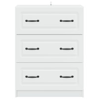 Produktbild för Lådans skåp Vit 66 x 34,5 x 87 cm Konstruerat trä