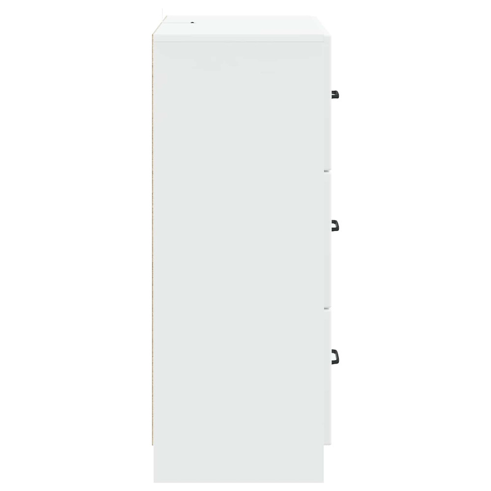 Produktbild för Lådans skåp Vit 66 x 34,5 x 87 cm Konstruerat trä