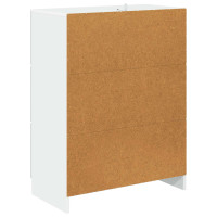 Produktbild för Lådans skåp Vit 66 x 34,5 x 87 cm Konstruerat trä