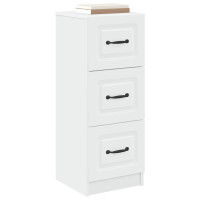 Produktbild för Lådans skåp Vit 33 x 34,5 x 87 cm Konstruerat trä