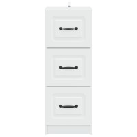 Produktbild för Lådans skåp Vit 33 x 34,5 x 87 cm Konstruerat trä