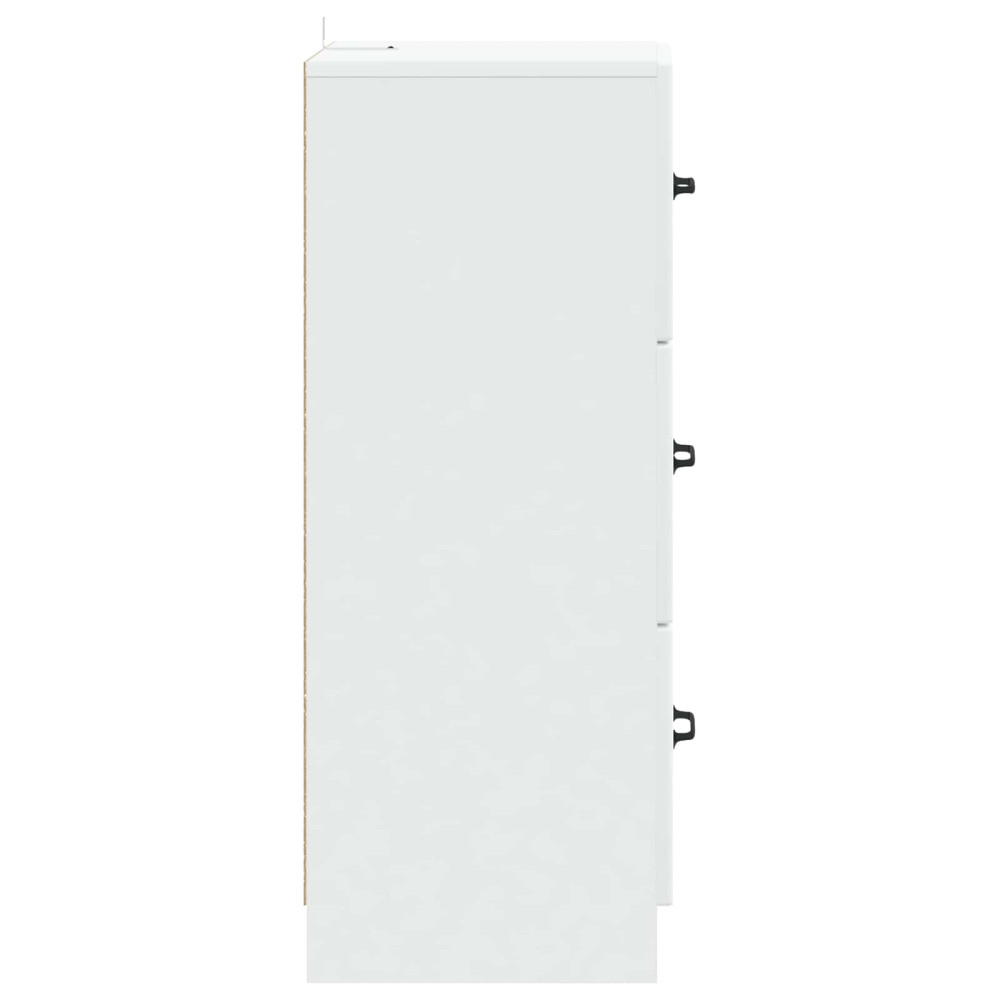 Produktbild för Lådans skåp Vit 33 x 34,5 x 87 cm Konstruerat trä