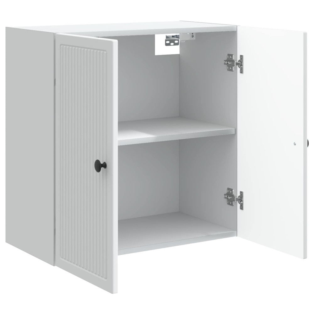Produktbild för Väggmonterat skåp Vit 59 x 31 x 60 cm Konstruerat trä