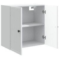 Produktbild för Väggmonterat skåp Vit 59 x 31 x 60 cm Konstruerat trä