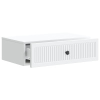 Produktbild för Väggmonterad sidobord Vit 59 x 34,5 x 17 cm Konstruerat trä