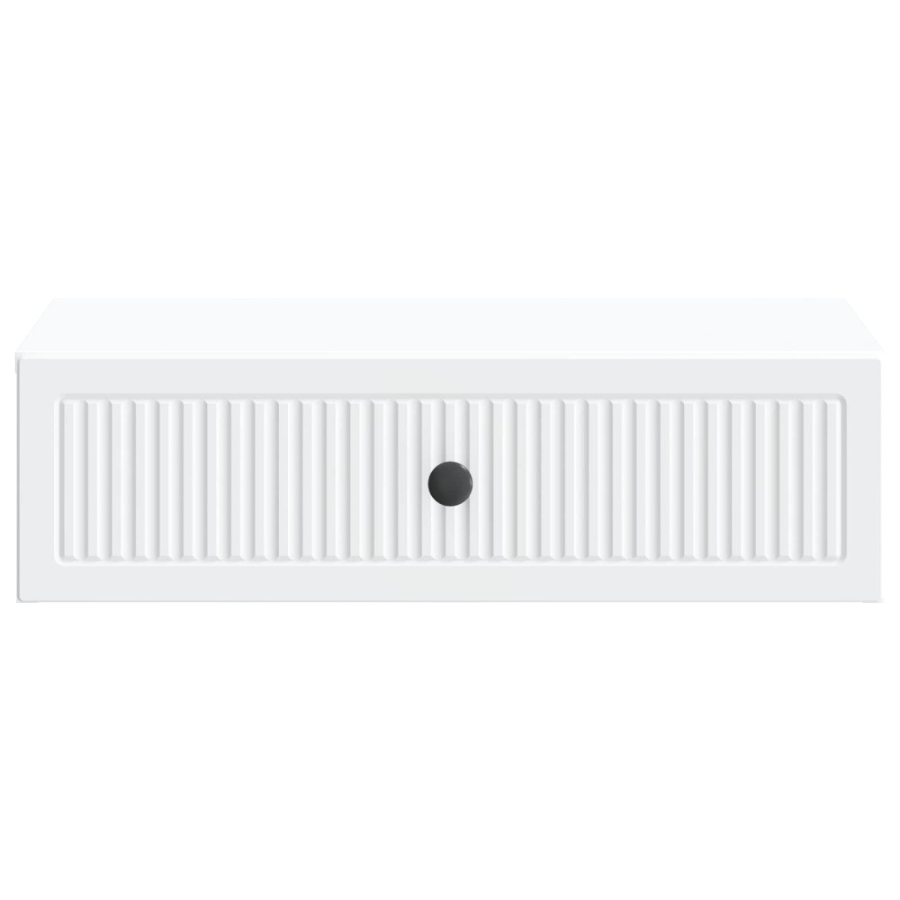 Produktbild för Väggmonterad sidobord Vit 59 x 34,5 x 17 cm Konstruerat trä