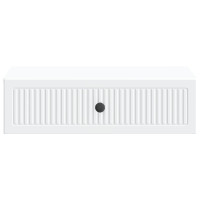 Produktbild för Väggmonterad sidobord Vit 59 x 34,5 x 17 cm Konstruerat trä