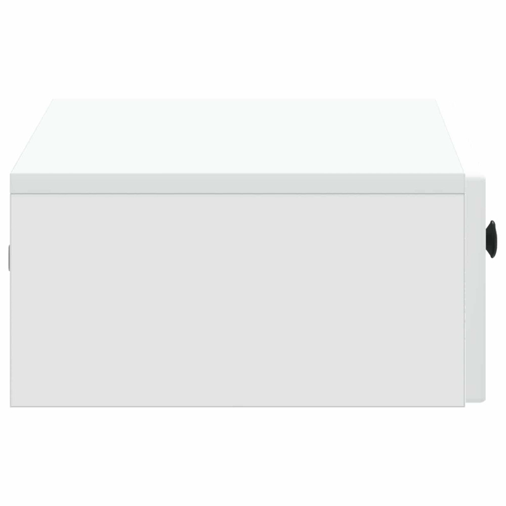 Produktbild för Väggmonterad sidobord Vit 59 x 34,5 x 17 cm Konstruerat trä