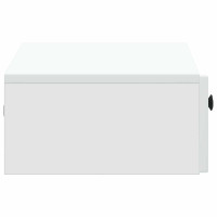 Produktbild för Väggmonterad sidobord Vit 59 x 34,5 x 17 cm Konstruerat trä