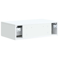 Produktbild för Väggmonterad sidobord Vit 59 x 34,5 x 17 cm Konstruerat trä