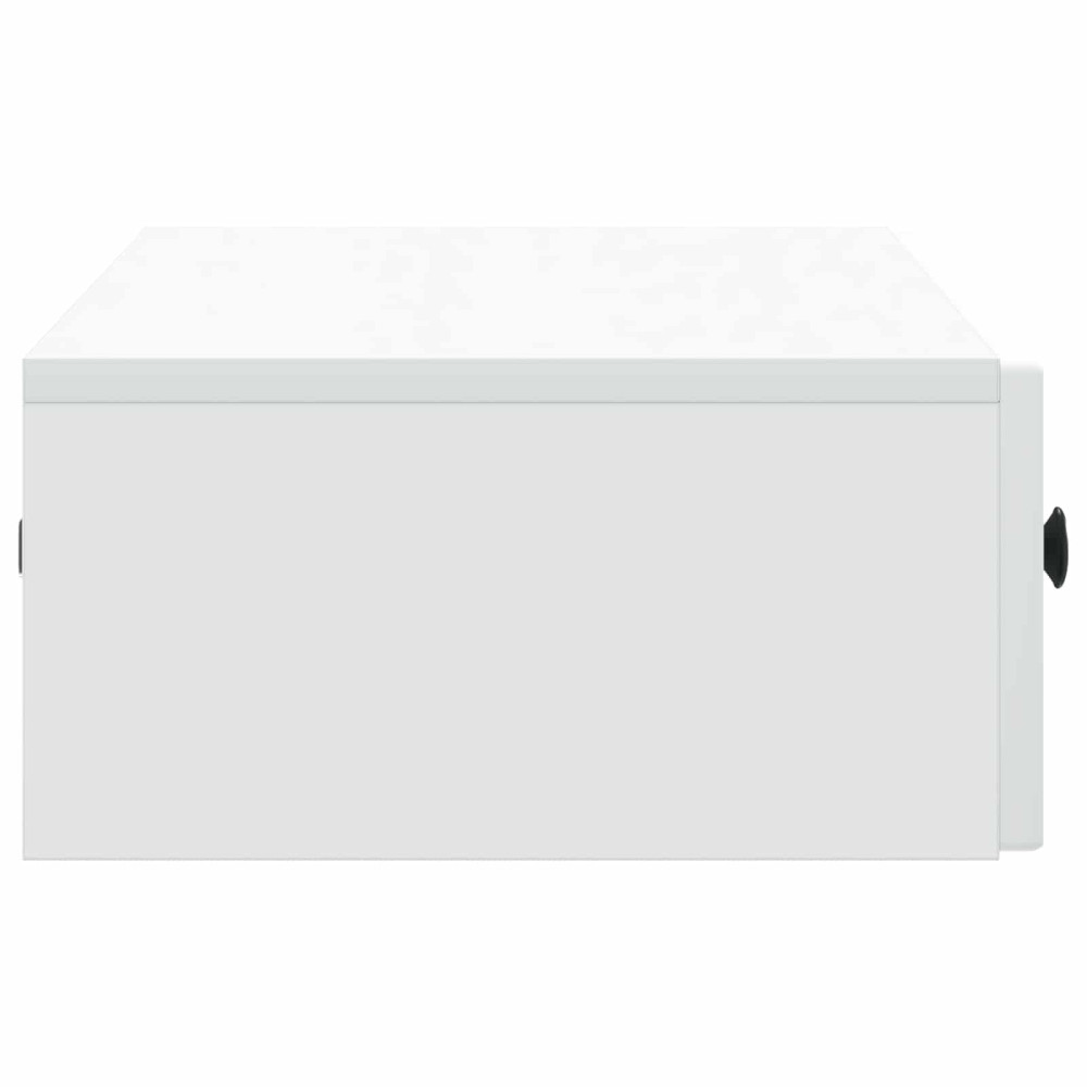 Produktbild för Väggmonterad sidobord Vit 87,5 x 34,5 x 17 cm Konstruerat trä