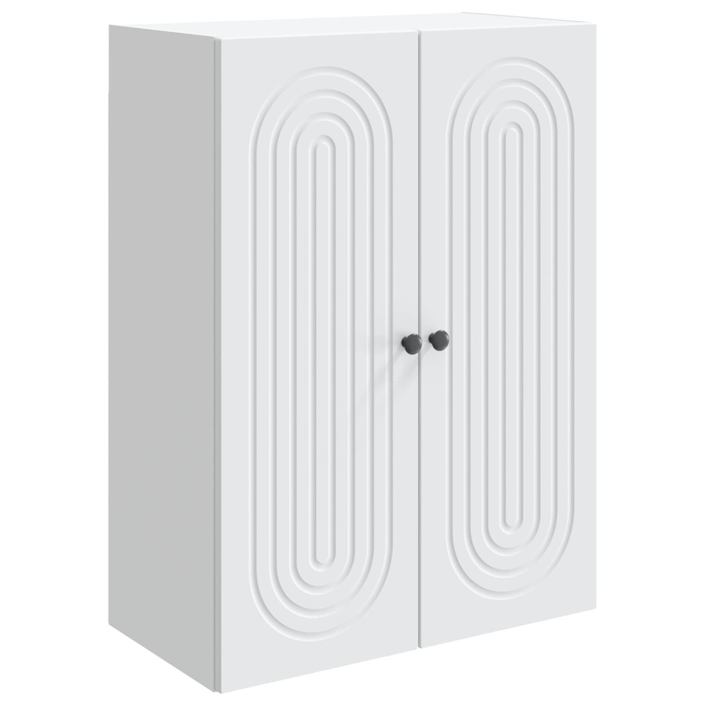 Produktbild för Väggmonterat skåp Vit 66 x 34,5 x 90 cm Konstruerat trä