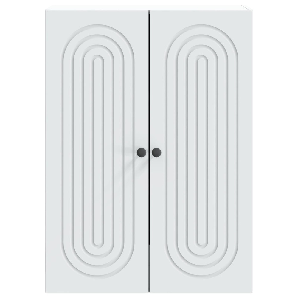 Produktbild för Väggmonterat skåp Vit 66 x 34,5 x 90 cm Konstruerat trä