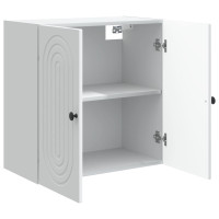 Produktbild för Väggmonterat skåp Vit 59 x 31 x 60 cm Konstruerat trä
