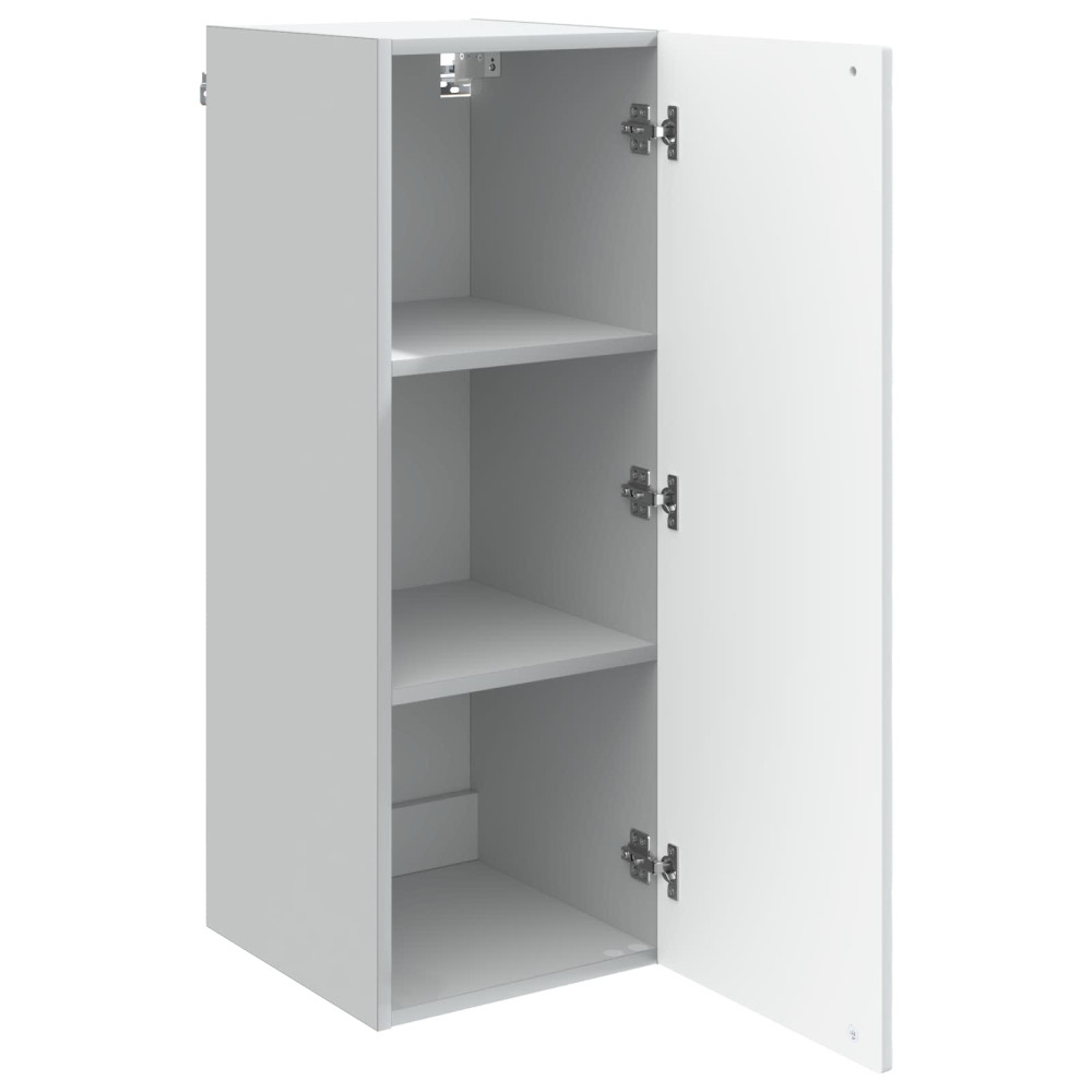 Produktbild för Väggmonterat skåp Vit 33 x 34,5 x 90 cm Konstruerat trä