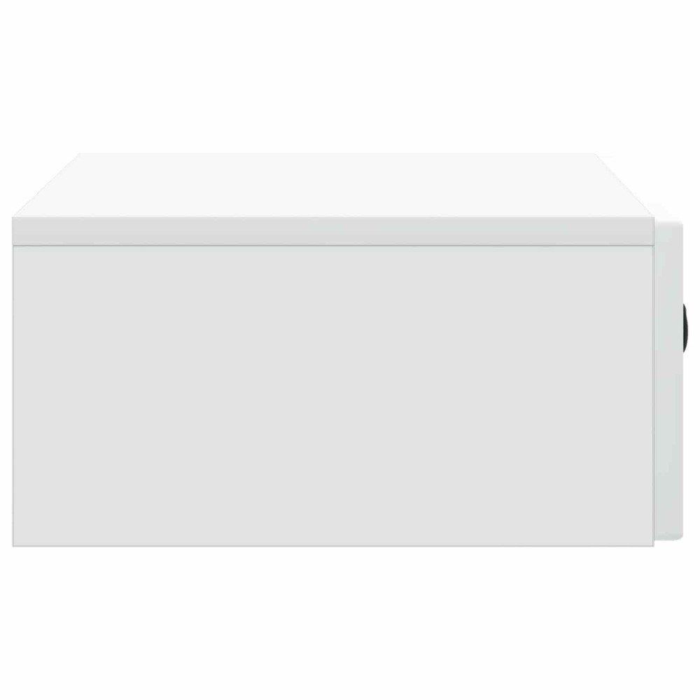 Produktbild för Väggmonterad sidobord Vit 59 x 34,5 x 17 cm Konstruerat trä