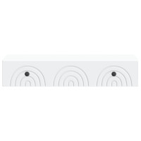 Produktbild för Väggmonterad sidobord Vit 87,5 x 34,5 x 17 cm Konstruerat trä
