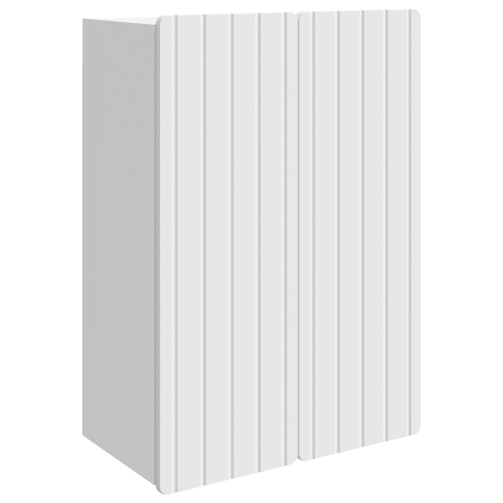 Produktbild för Väggmonterat skåp Vit 66 x 34,5 x 92 cm Konstruerat trä