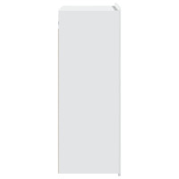 Produktbild för Väggmonterat skåp Vit 66 x 34,5 x 92 cm Konstruerat trä