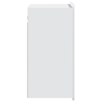 Produktbild för Väggmonterat skåp Vit 59 x 31 x 64 cm Konstruerat trä