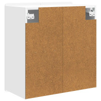 Produktbild för Väggmonterat skåp Vit 59 x 31 x 64 cm Konstruerat trä