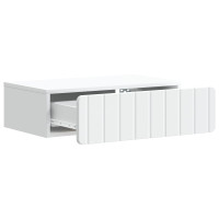 Produktbild för Väggmonterad sidobord Vit 59 x 34,5 x 17 cm Konstruerat trä
